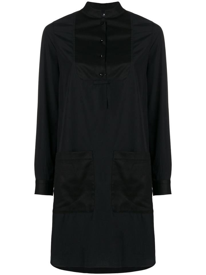 A.p.c. Button Shirt Dress - Black