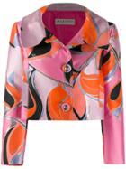 Emilio Pucci Cropped Printed Jacket - Pink