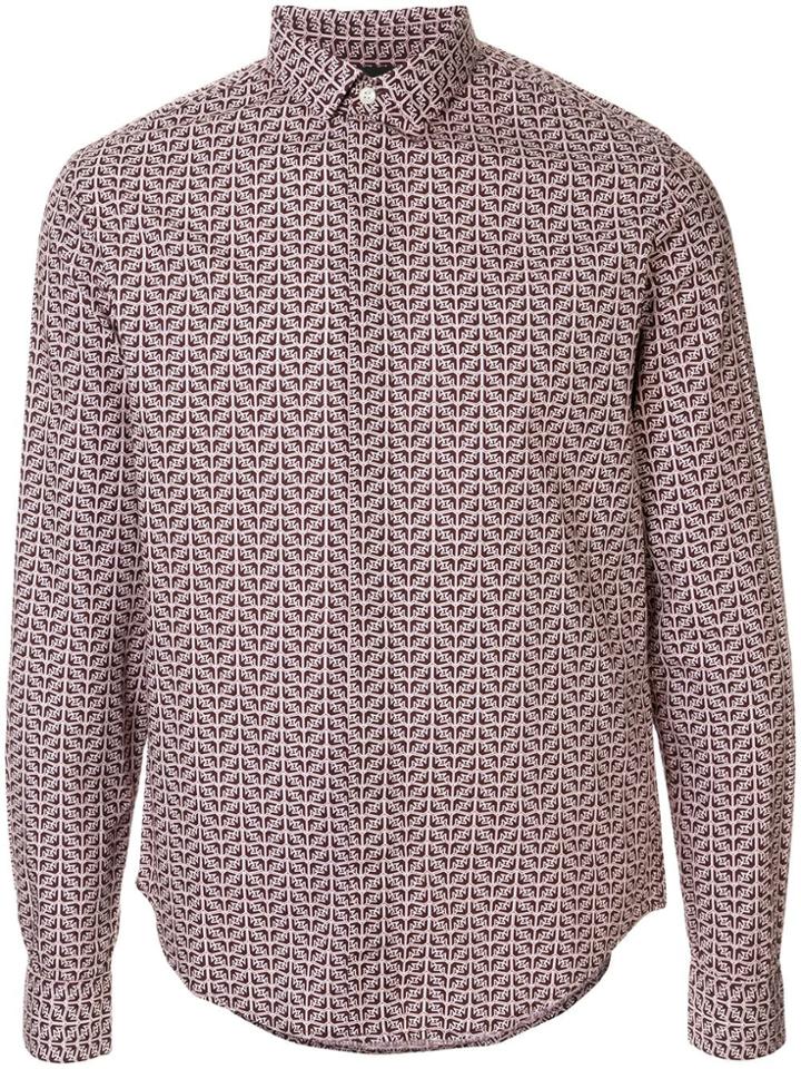Emporio Armani Monogram Logo Shirt - Red