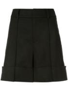 Goen.j Embellished Lace-trimmed Shorts - Black