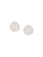 Natasha Schweitzer Coin Stud Earrings - Silver