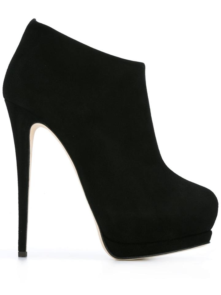 Giuseppe Zanotti Design Platform Stiletto Boots - Black