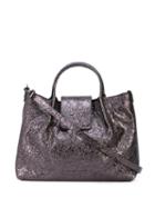 Fabiana Filippi Glitter Detail Tote - Grey