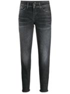 7 For All Mankind Skinny Fit Jeans - Grey