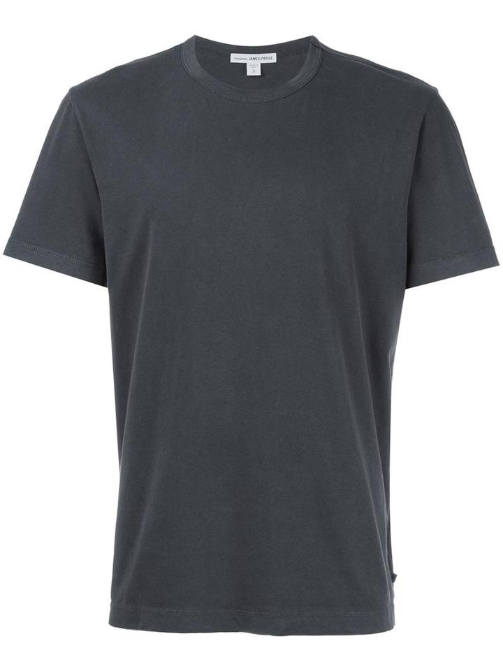James Perse Plain T-shirt, Men's, Size: 3, Grey, Cotton