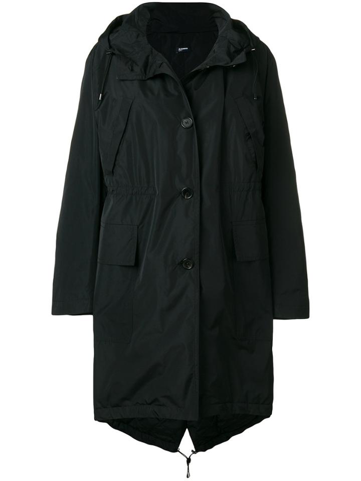 Jil Sander Navy Classic Parka - Black