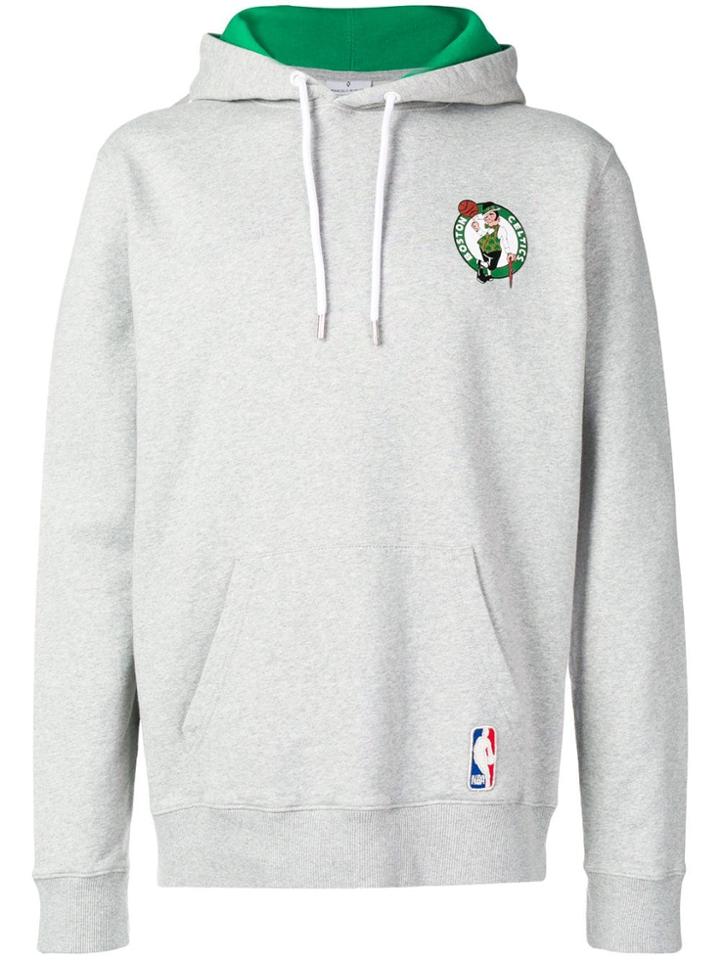 Marcelo Burlon County Of Milan Boston Celtics Hoodie - Grey