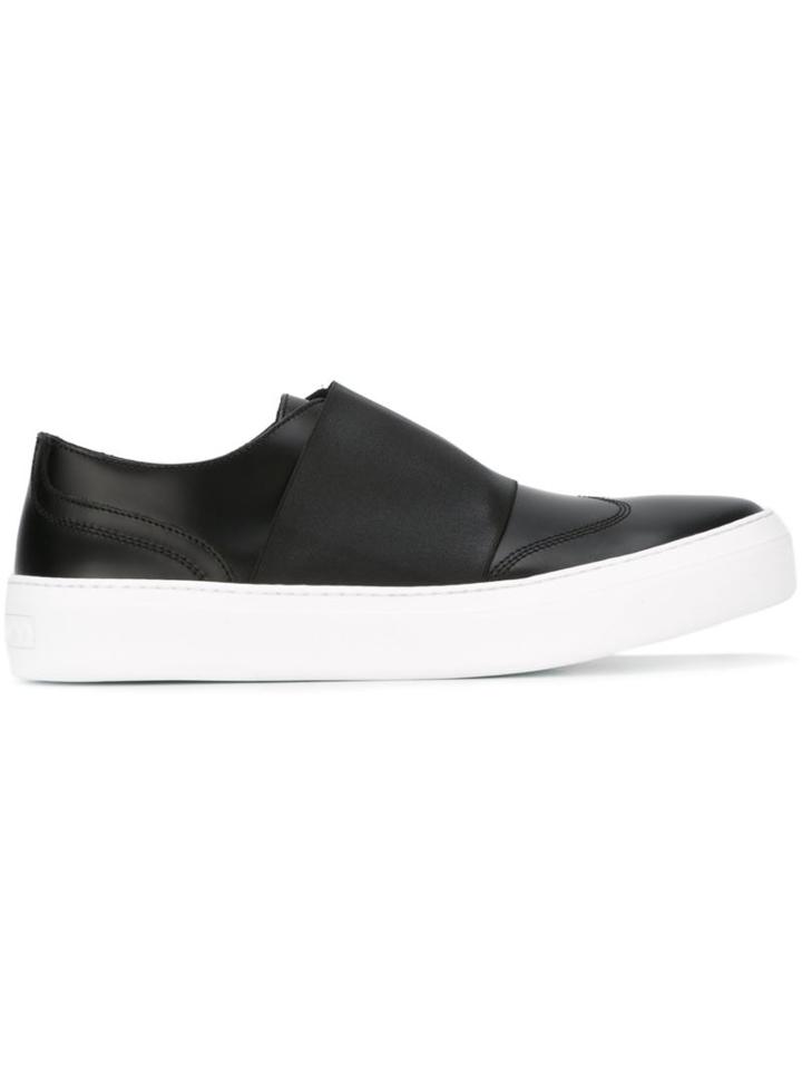 Jimmy Choo Adam Sneakers, Men's, Size: 40.5, Black, Calf Leather/rubber/leather