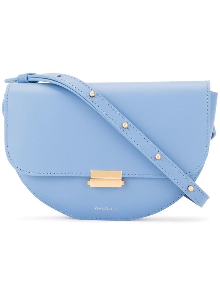 Wandler Anna Buckle Belt Bag - Blue