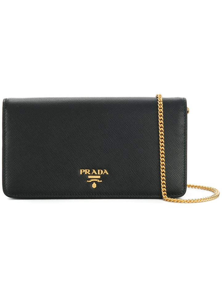 Prada Chain Purse - Black