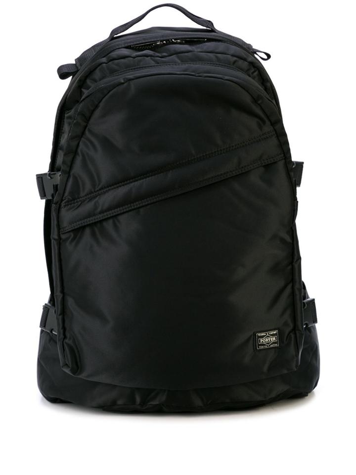 Porter-yoshida & Co Tanker Logo Patch Backpack - Black