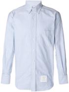 Thom Browne Long Sleeve Classic Shirt - Blue