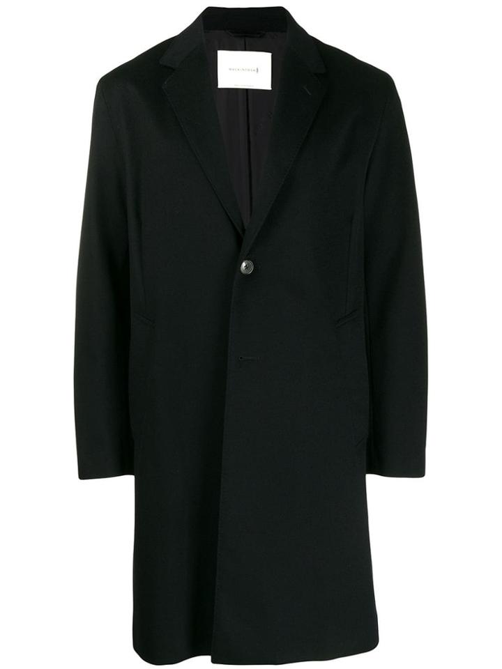 Mackintosh Stanley Navy Cashmere Storm System Coat Gm-1007f - Blue