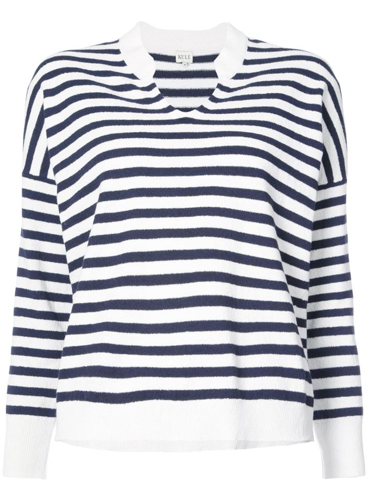 Kule Striped Jumper - White
