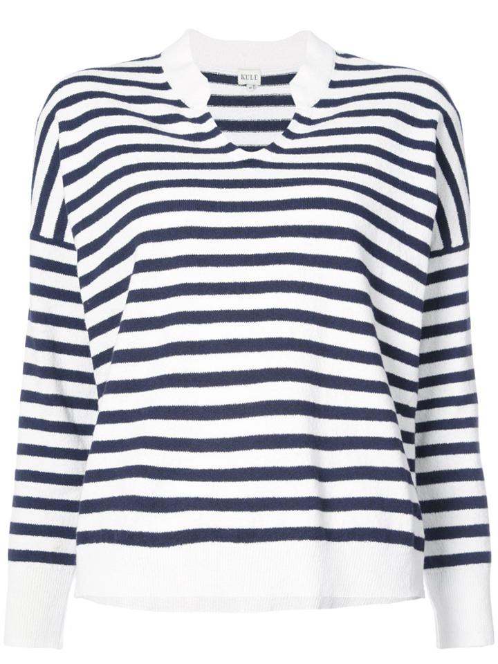 Kule Striped Jumper - White