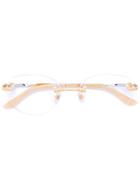 Cartier - Trinity Glasses - Women - Acetate/metal - One Size, Nude/neutrals, Acetate/metal