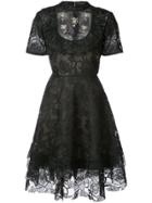 Sachin & Babi Marwar Lace Flared Dress - Black