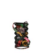 Y/project Accordion Floral Print Bag - Black