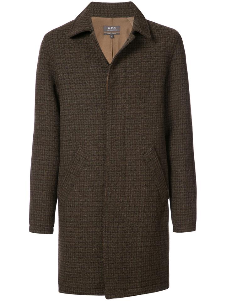 A.p.c. Portobello Coat - Brown