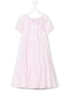 Il Gufo - Pleated Long Dress - Kids - Cotton - 10 Yrs, Pink/purple