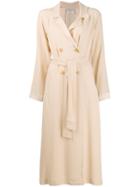 Forte Forte Vaniglia Double Breasted Coat - Neutrals