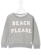 American Outfitters Kids Beach Please Print Sweatshirt, Girl's, Size: 6 Yrs, Grey
