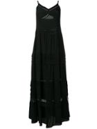 Twin-set Boho Maxi Dress - Black