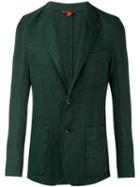 Barena Two Button Blazer, Men's, Size: 52, Green, Cotton