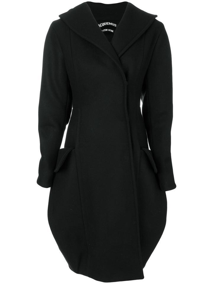 Jacquemus Cocoon Coat - Black