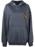 Vivienne Westwood Anglomania Oversized Anthracite Hoodie - Blue