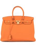 Hermès Vintage Birkin 35 Hand Bag - Orange