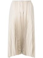 Vince Pleated Skirt - Nude & Neutrals