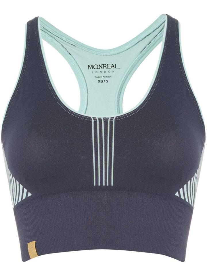 Monreal London Seamless Sports Bra - Blue