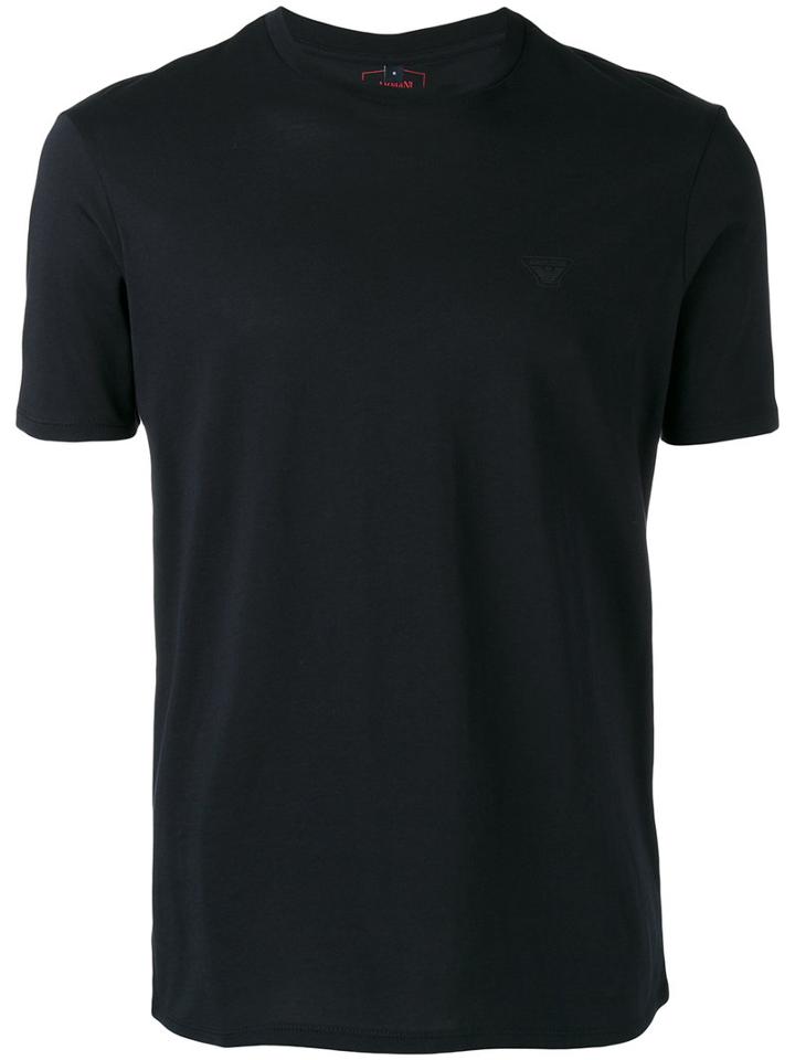 Armani Jeans - Rear Logo T-shirt - Men - Cotton - S, Blue, Cotton