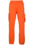 Off-white Combat-style Track Pants - Orange