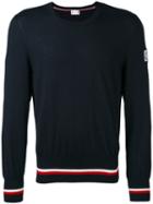 Moncler Gamme Bleu - Crew Neck Jumper - Men - Silk/cashmere - 2, Blue, Silk/cashmere