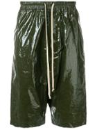 Rick Owens Drkshdw Drop-crotch Shorts - Green