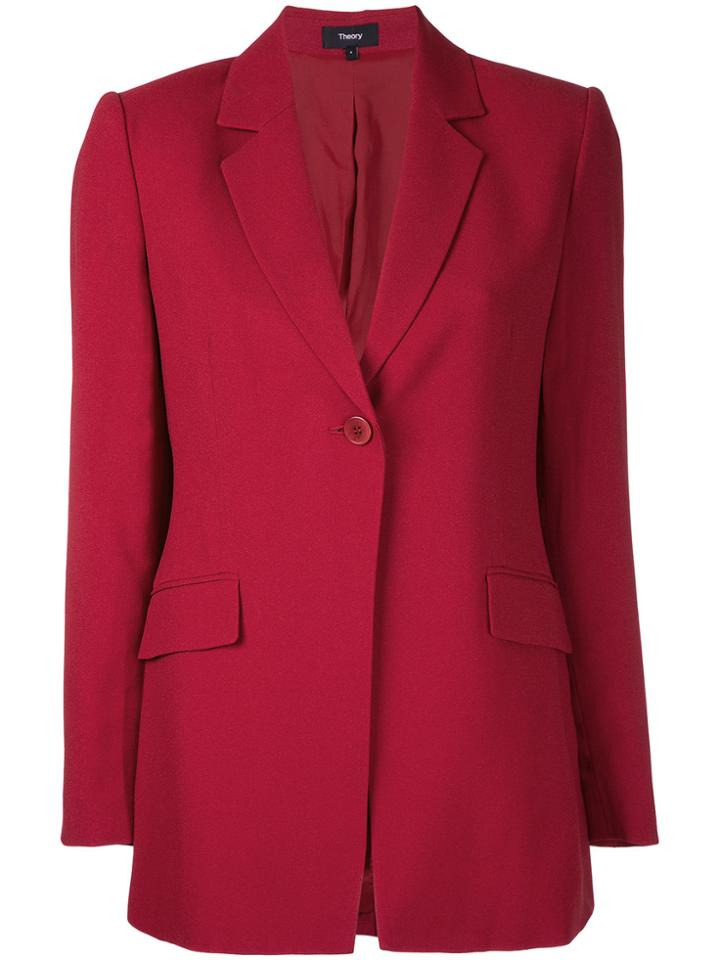 Theory Sylvaine Blazer - Red