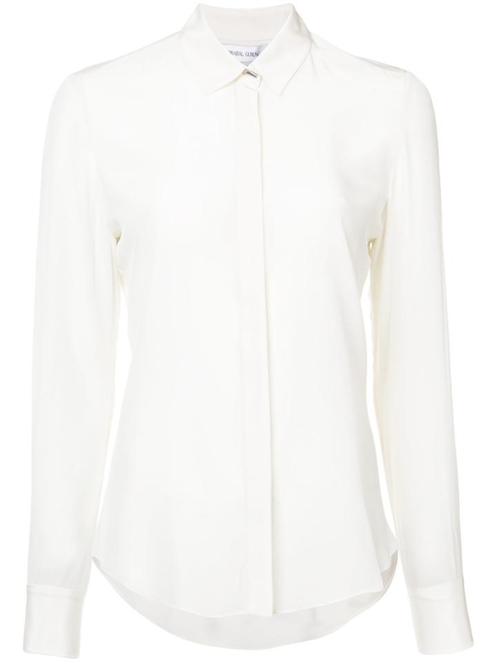 Prabal Gurung Draped Back Shirt - White