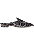 Nicholas Kirkwood 18mm 'beya' Snake-effect Mules - Grey