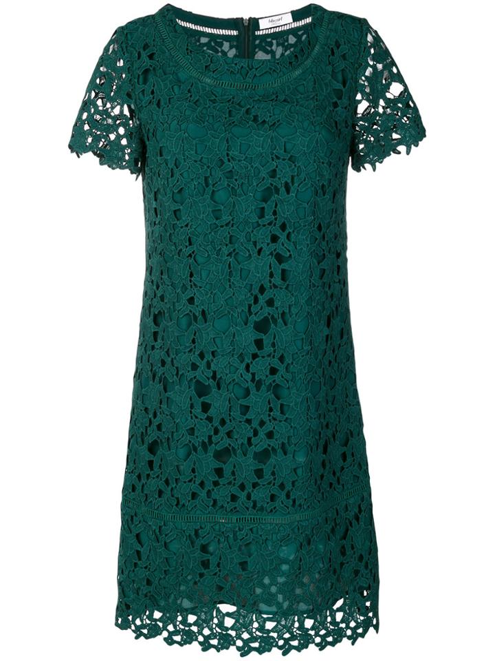 Blugirl Lace T-shirt Dress - Green