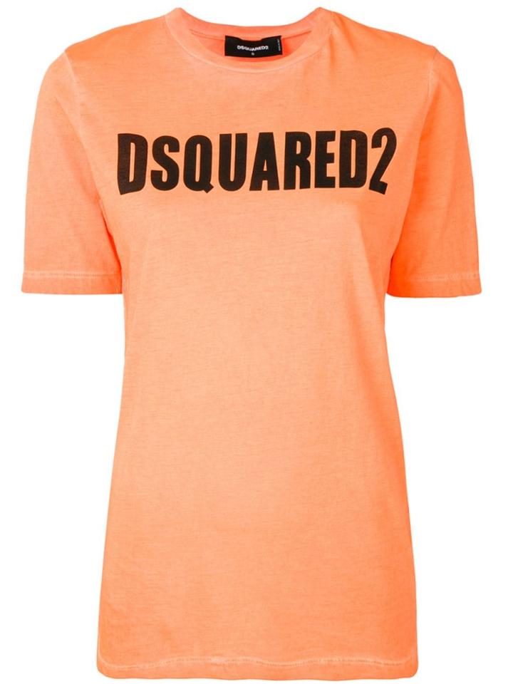 Dsquared2 Logo Print T-shirt - Orange