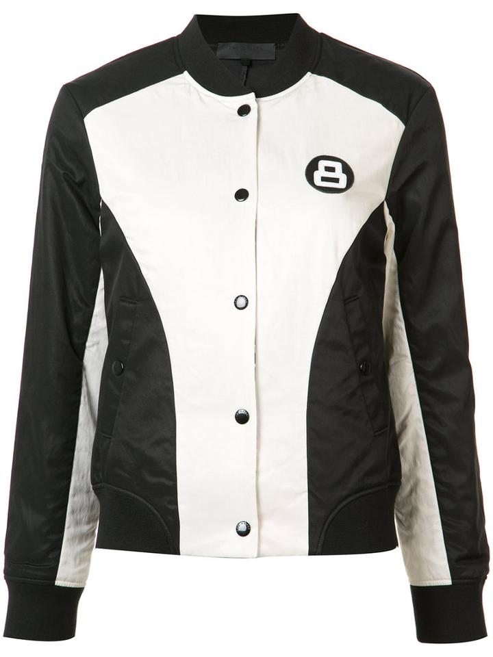 Rag & Bone Reversible Bomber Jacket, Women's, Size: Small, White, Cupro/cotton/polyester