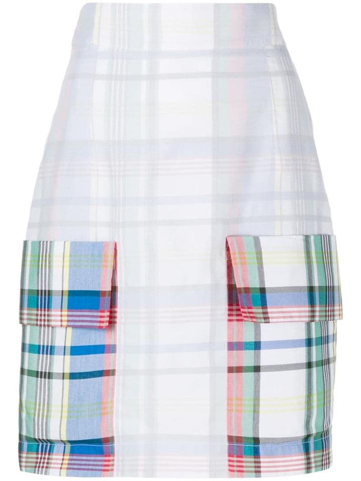Ports 1961 Knee Length Pocket Skirt - White