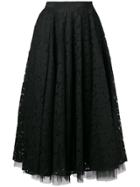 Max Mara Marilyn Corded Lace Skirt - Black