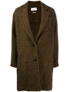 Isabel Marant Étoile Dante Single Breasted Coat - Green