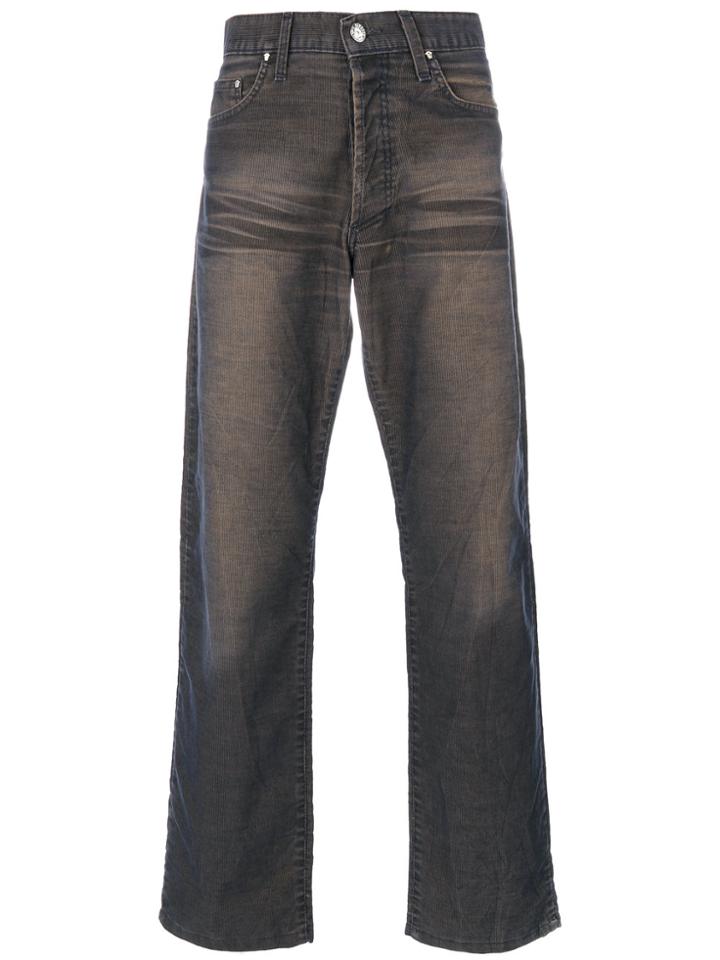 Versace Vintage Straight Leg Jeans - Blue