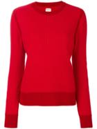 Maison Rabih Kayrouz Ribbed Jumper - Red