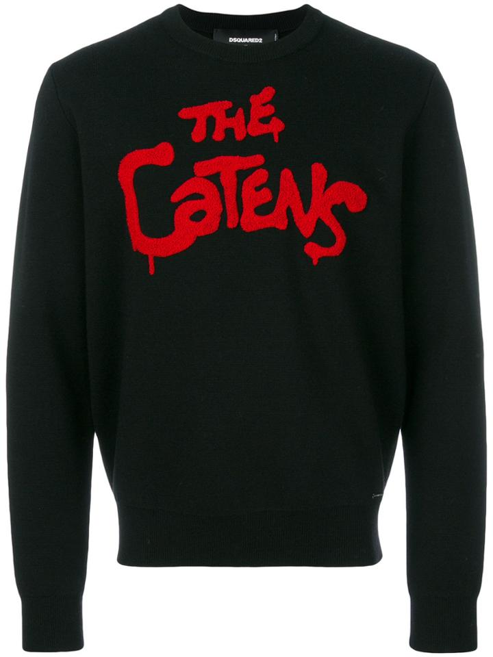 Dsquared2 The Catens Intarsia Jumper - Black