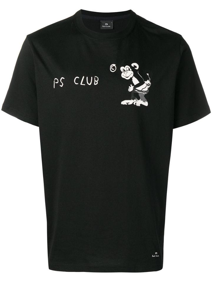 Ps By Paul Smith Logo Patch T-shirt - Black